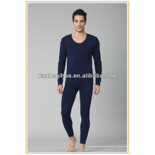 Chaud sexy tricot sans couture hommes sous-vêtements long johns, sexy mode homme vêtements de nuit